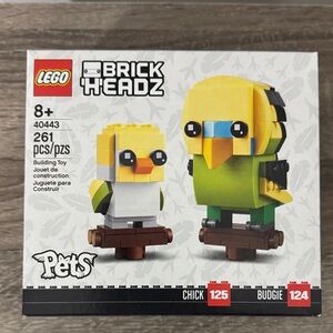 Lego 40443 BrickHeadz Pets Budgie & Chick NWT